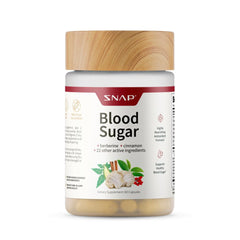 Snap Supplements Blood Sugar Blend bottle on white background
