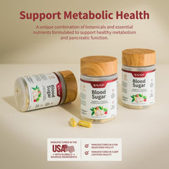 60 capsules per bottle of Sugar Free Blood Sugar Blend