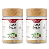 Front label of Snap Supplements Blood Sugar Blend bottle showing 60 capsules in a 2-pack