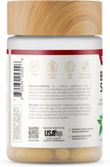 Nutritional ingredients chart for the blend