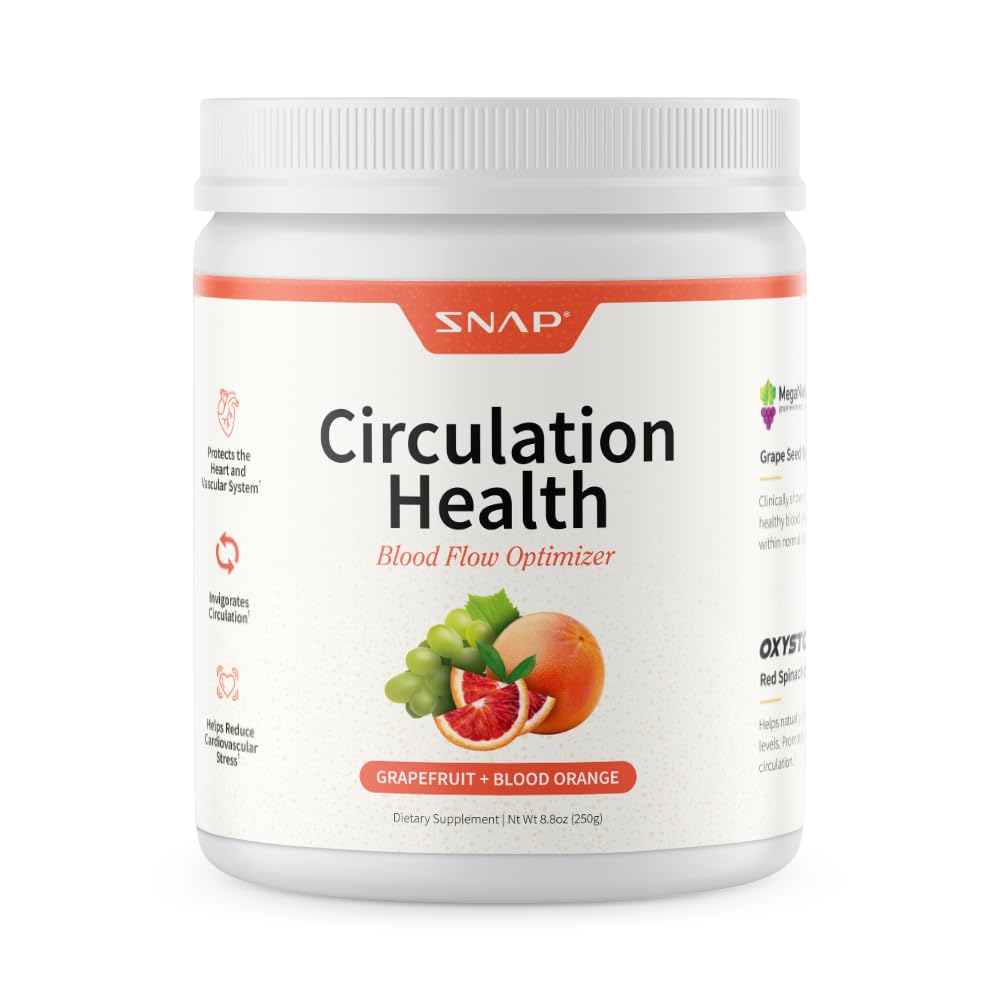 Snap Supplements Circulation Health bottle on white background