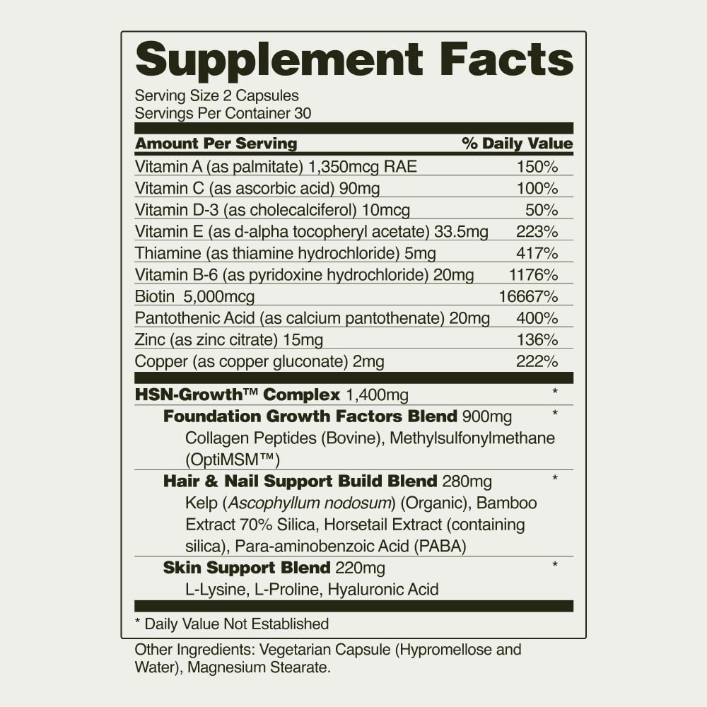 Close-up of strong nails