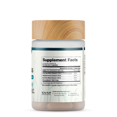 60 vegetarian capsules packaging and label of Snap Supplements Irish Sea Moss