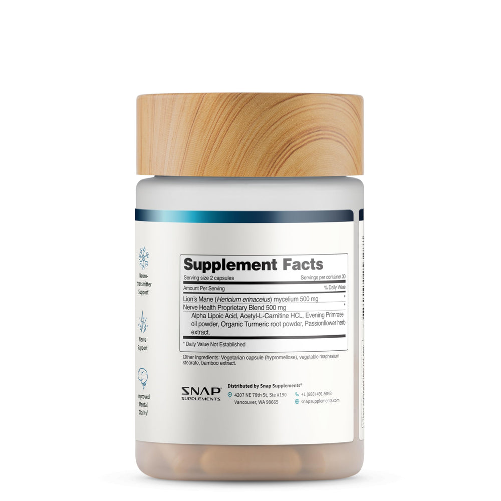 Key ingredients Lion’s Mane and turmeric