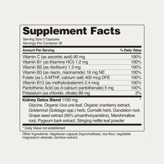 Bottle of Kidney Health with 60 capsules and label