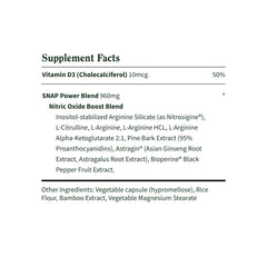 Note highlighting Nitrosigine and L-Citrulline blend