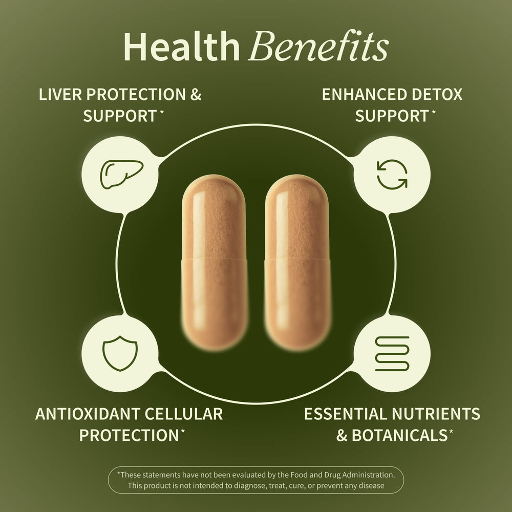Bottle of Snap Supplements Liver Health & Detox on a white background