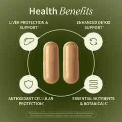 Bottle of Snap Supplements Liver Health & Detox on a white background