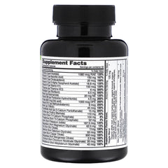 Close-up of the label highlighting Vitamin D, B12, Zinc and Vitamin C