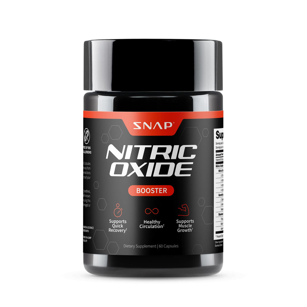 Snap Supplements Nitric Oxide bottle front view