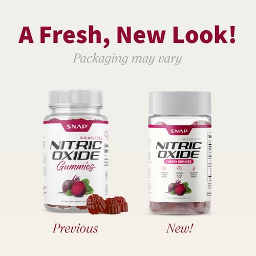 Snap Supplements beet root gummies packaging highlights sugar-free formula and cardio-friendly ingredients.