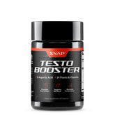 Snap Supplements testosterone booster bottle supports daily energy for active men.