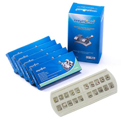 SNAWOP mini metal orthodontic bracket front view