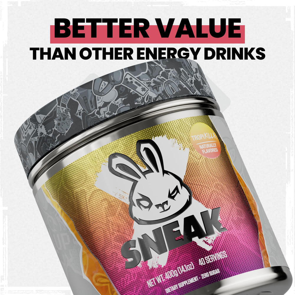 SNEAK Tropikilla glass pouring with tropical flavor and mixability.