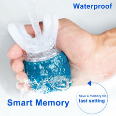 Toothbrush displaying IPX7 waterproof feature