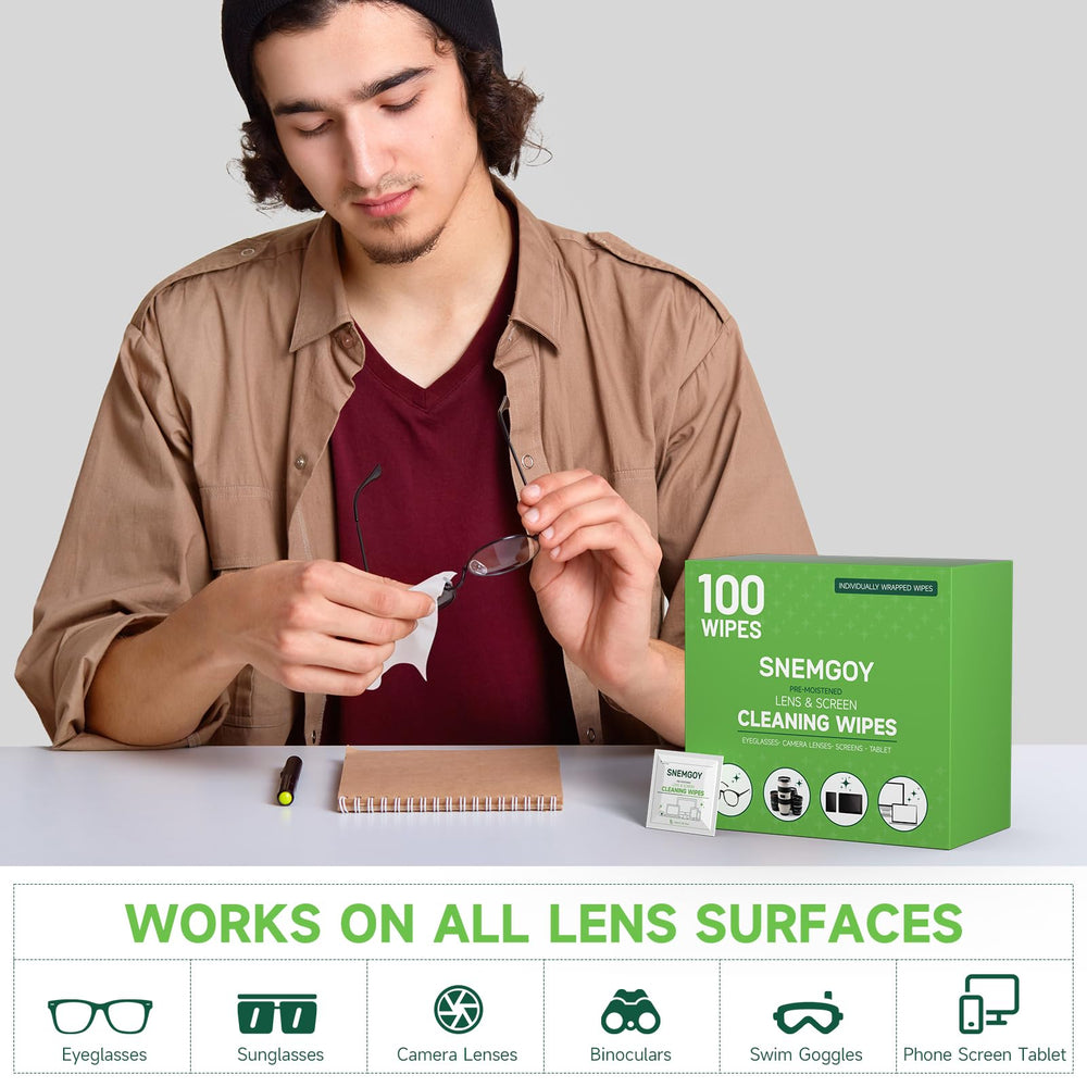 Compact travel pack of SNEMGOY wipes