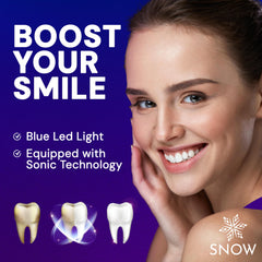 Easy snap-on SNOW replacement heads for electric toothbrush