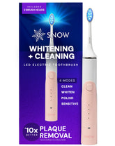 SNOW LED Electric Toothbrush Gen 2 Coastal Sunset Pink front view
