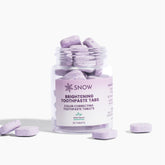 SNOW Purple Whitening Toothpaste Tablets 30-count package