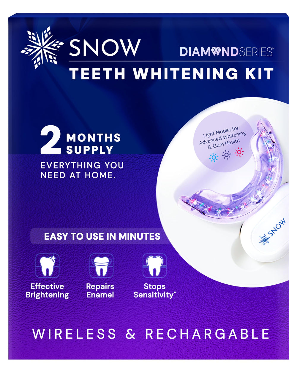 SNOW LED mouthpiece with whitening kit