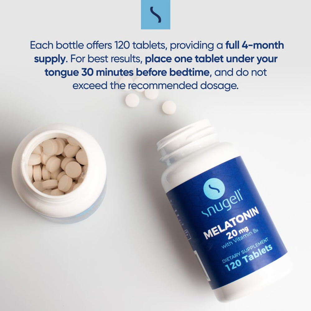 Natural strawberry flavor, fast-dissolving melatonin tablet close-up