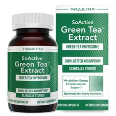 SoActive Green Tea Extract bottle featuring GreenSelect Phytosome technology