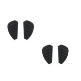 Socket style triangular sunglasses nose pad in black