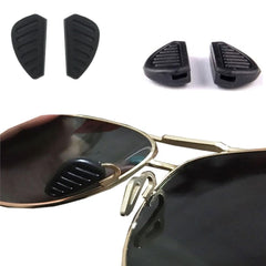 Soft silicone nose pad for sunglasses, black color
