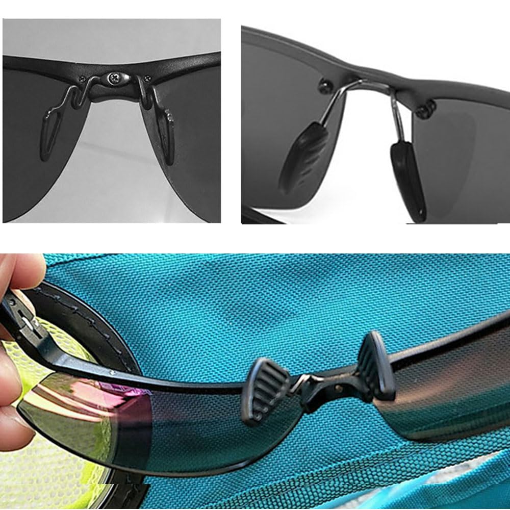 Two pairs of black nose pads included in packaging
