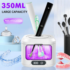 Top design shows a large multifunction hole for long items like toothbrush heads