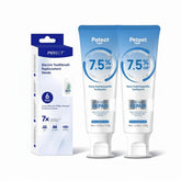 Soft 6-pack replacement heads for Philips Sonicare Click-On models.