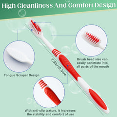Medium-soft bristles for effective cleaning