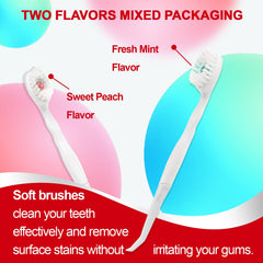 Soft bristles for gentle cleaning