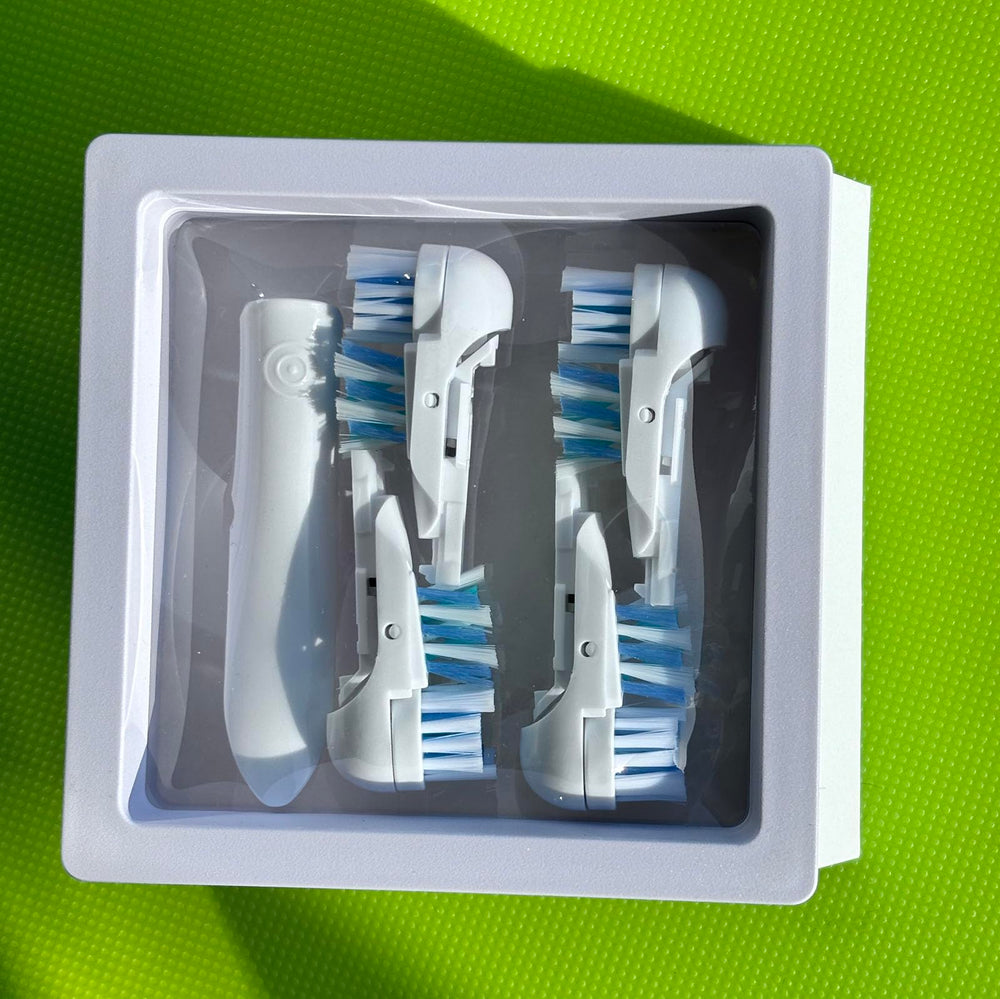 Soft multi-angle bristles for between-teeth cleaning