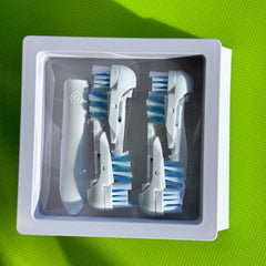 Soft multi-angle bristles for between-teeth cleaning