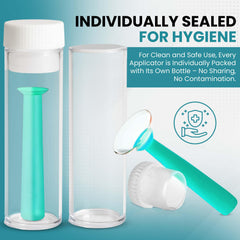 Compact 3-piece set stored safely with lens cases
