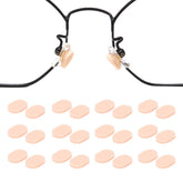 Close-up of soft foam nose pads for glasses