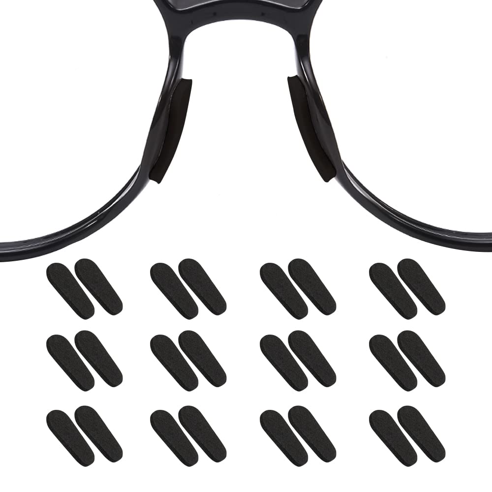 Soft foam nose pads for glasses with self-adhesive backing