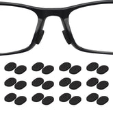 Close-up of soft foam nose pads for glasses