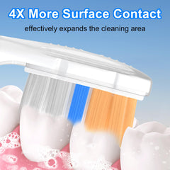 Soft-rubber sides absorb shock and contour to teeth and gums