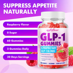 Gummies in a glass bowl with fresh raspberries
