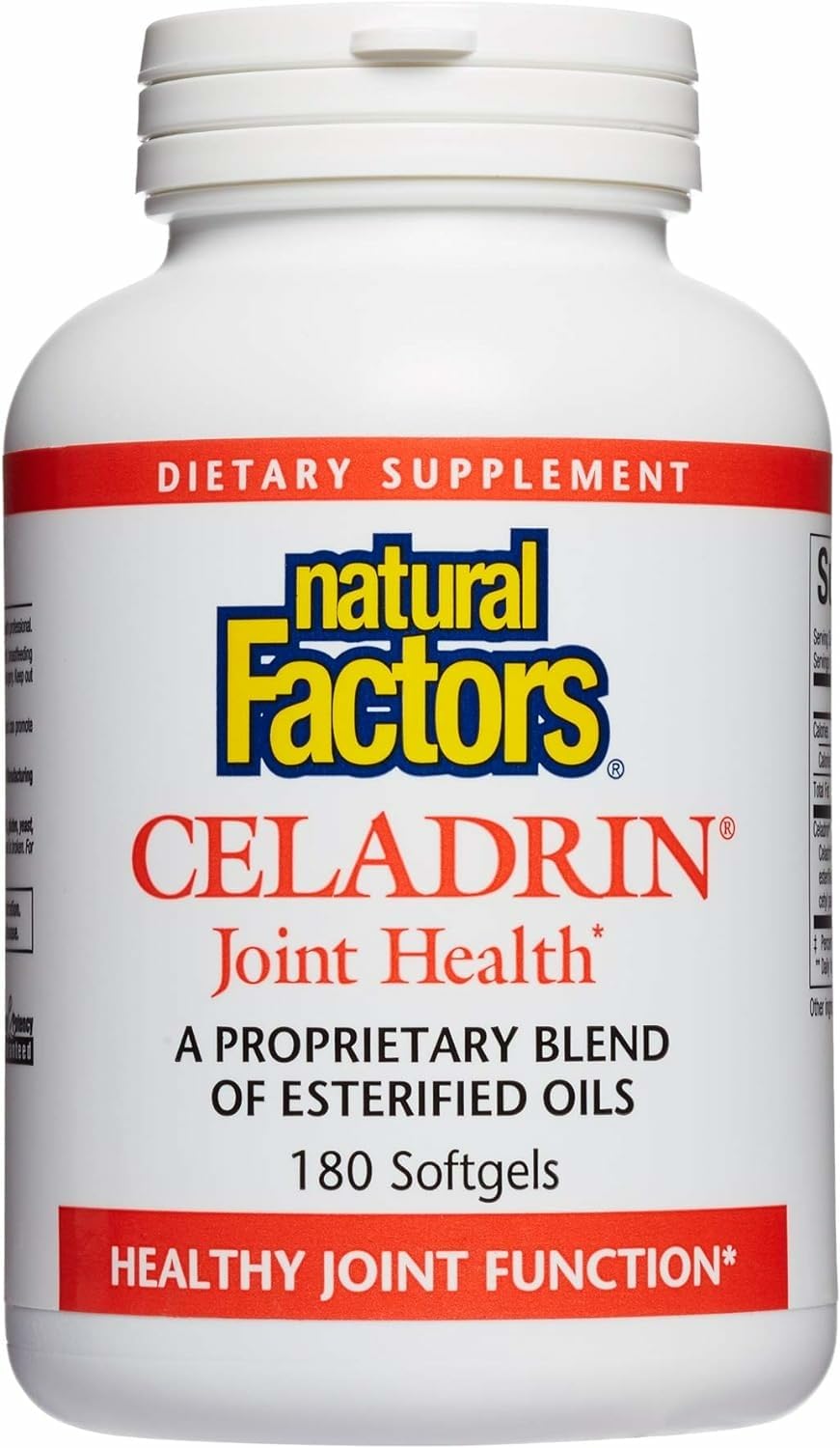 Three Celadrin softgels per day serving