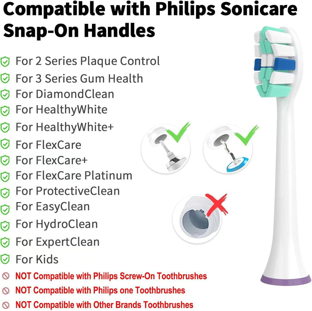 Replacement heads compatible with DiamondClean DiamondClean Smart