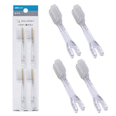 Soladey Ionic replacement brush heads 4-count, 4-row medium bristle