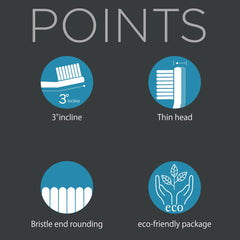 Soladey Ionic replacement brush head soft bristle - bristle detail - 3 of 9
