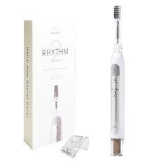 Soladey Rhythm2 Snow White electric toothbrush front view