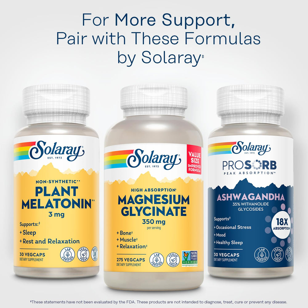 30-serving packaging image for SOLARAY Plant Melatonin