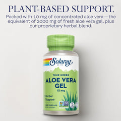 Aloe Vera VegCaps with ginger, peppermint and parsley