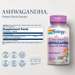 Close-up of Ashwagandha root extract per VegCap