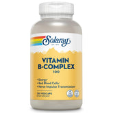 Front view of Solaray B-Complex 100-250 Capsule bottle
